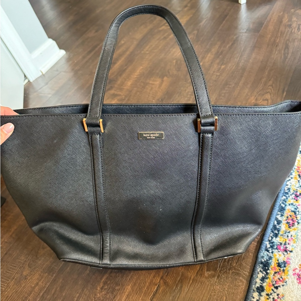 Kate spade large black tote